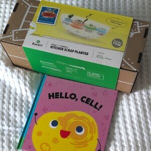 Kiwi Co Kitchen Scrap Planter And Cell Book Bundle